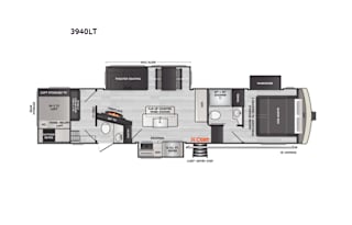 Brand New Beautiful Keystone 5th Wheel 2 Bedrooms