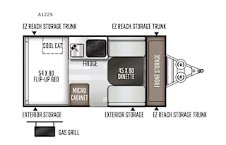 2020 Mars/ Marte  Rockwood Hard Side Series A122S