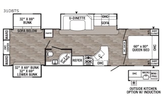 Great Family Camper with Bunkhouse