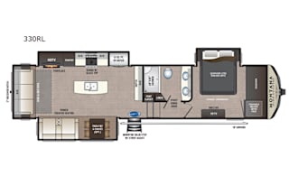 Turn Key stocked 38' upgraded unit sleeps four.