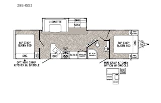Glamping Haven: 2 Bdrms, Cozy Fire & Paws Welcome!