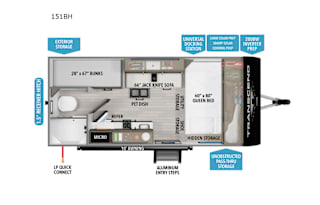 2025 Grand Design Transcend One 151BH