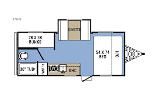 2018 Coachmen RV Clipper Ultra-Lite 17BHS