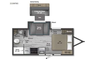 2021 Winnebago Micro Minnie Getaway Trailer