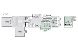2 Story Playa Palace - Class A Travel Trailer