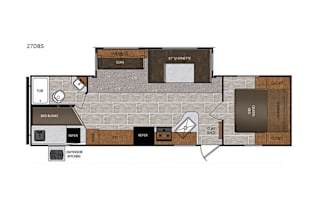 2018 Prime Time RV Avenger ATI 27DBS