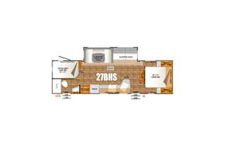 2017 Outdoors RV 27' Bunk House