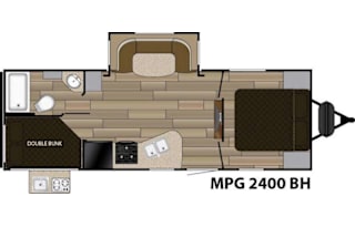 2016 Cruiser RV 2400BH