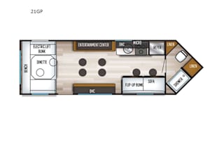 2023 Forest River RV Cherokee Ice Cave 21GP