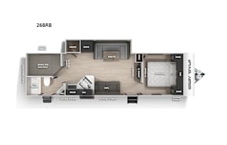 2022 Forest River RV Cherokee Grey Wolf 26BRB
