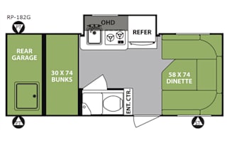 Ultra Light. Sleeps 4. Towable with SUV.