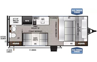 SILVER LAKE Modern SUV-Towable Camper, Sleeps 4!!