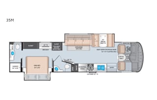 2021 Thor Hurricane 36' 1 1/2 baths
