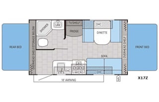 2016 Jayco Jayfeather Hybrid X17Z