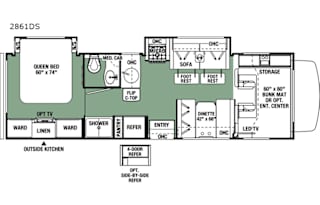 2019 Forest River RV Forester 2861DS Ford