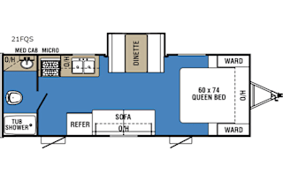 2019 Coachmen RV Clipper Ultra-Lite 21FQS