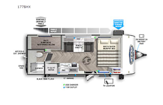 2022 Forest River RV Salem FSX 177BHX