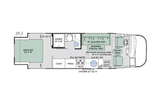 2017 Thor Motor Coach Axis 25.2