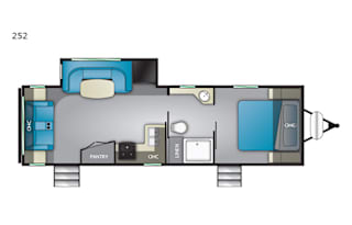 Luxury. 2019 Mallard 252 Travel Trailer