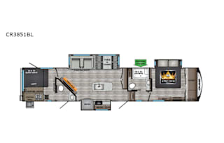 2020 CrossRoads Cruiser CR3851BL