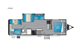 Big Luxurious Camper w/ Kids' Bunkhouse sleeps 10