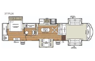 2018 Forest River RV Sandpiper 377FLIK