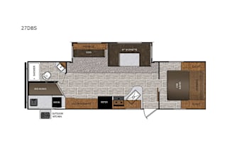 (Unit 35) Avenger with bunkbeds & outside kitchen