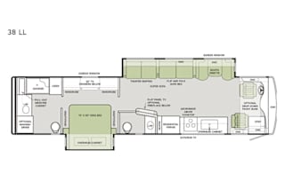 2021 Tiffin Luxury Diesel Pusher - Bath & 1/2!!