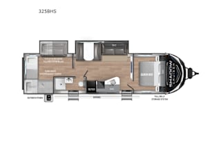 2023 Cruiser Shadow Cruiser 325BHS