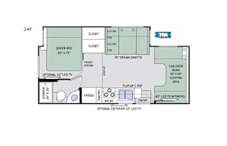 2017 Thor Motor Coach Four Winds 24F - Diesel Class C