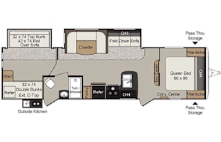 2016 Keystone RV Passport 3220BH Grand Touring