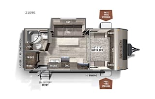 2021 Forest River RV Rockwood Mini Lite 2109S