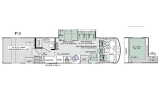 2015 Thor Motor Coach Outlaw 37LS TOY HAULER