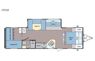 Family Friendly Coleman Lantern Bunkhouse