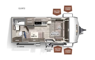 Glamping at its BEST with our 19ft GEO Pro Trailer