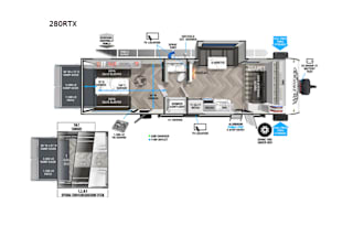 2022 Wildwood RTX280 Toy Hauler