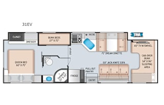 2020 Thor Motor Coach Four Winds 31E