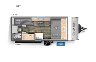 2024 Forest River RV Cherokee Wolf Den 16EV
