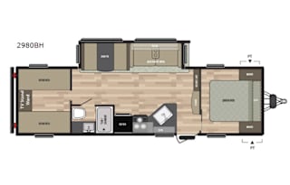 The Tovar's Kid Friendly Bunkhouse with Privacy