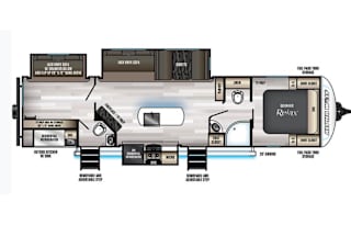 2022 Forest River RV Cherokee Alpha Wolf 33BH-L