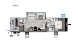 Spacious Bunkhouse with Outdoor Kitchen | Sleeps 8