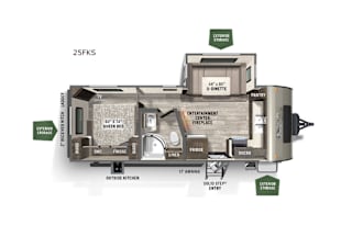 2023 Flagstaff 25FKS Micro-Lite-On-Site or Pickup