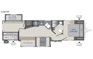 2018 Keystone RV Premier Ultra Lite 31BKPR