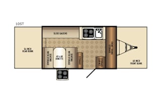 2017 rockwood tent camping trailer for rent sleeps 6