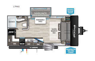 2023 Grand Design Imagine XLS 17MKE