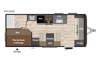 2018 Keystone RV Hideout 19FLBWE