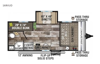 2020 Venture RV Sonic Lite 169VUD