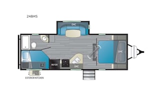 Hassle-Free! Delivered & Setup- Bunkbed Camper