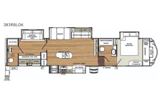 S17 MY18 Sandpiper 383RBLOK Fifth Wheel Bunkhouse