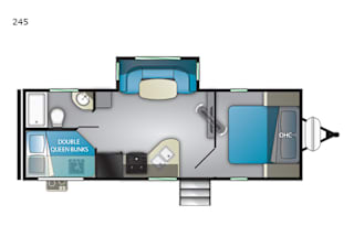 Sequoia: Family Camper with bunk bed - Sleeps 6!